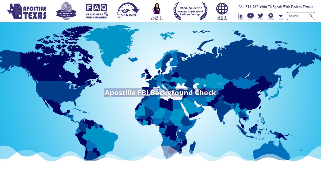 Apostille FBI Background Check